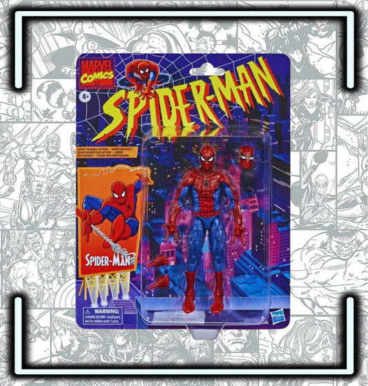 Figura Marvel Legends Spiderman Retro - Comics Store Colombia