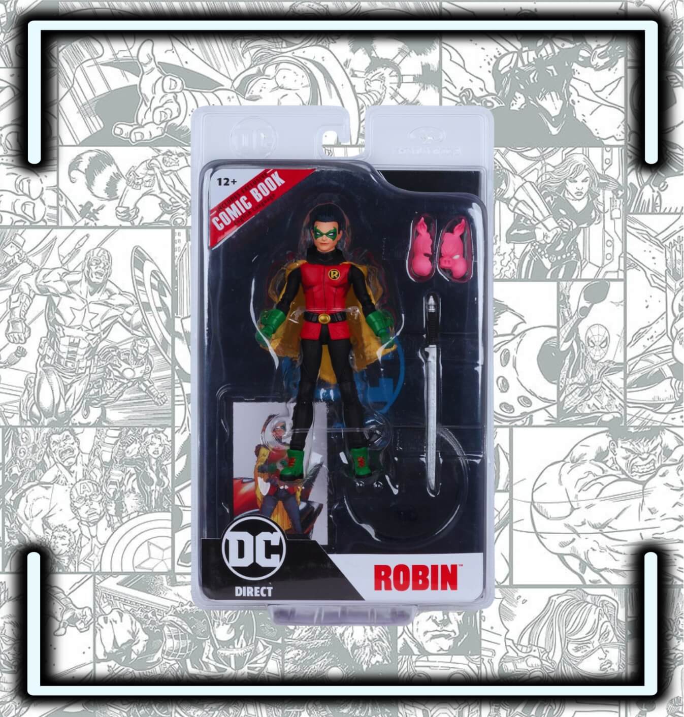 Figura McFarlane Toys - DC Direct Page Punchers Robin (Batman: Reborn) - Comics Store Colombia