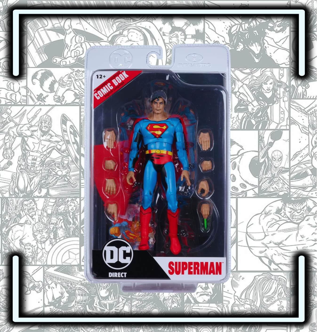 Figura McFarlane Toys - DC Direct Page Punchers Superman (Superman '78) - Comics Store Colombia