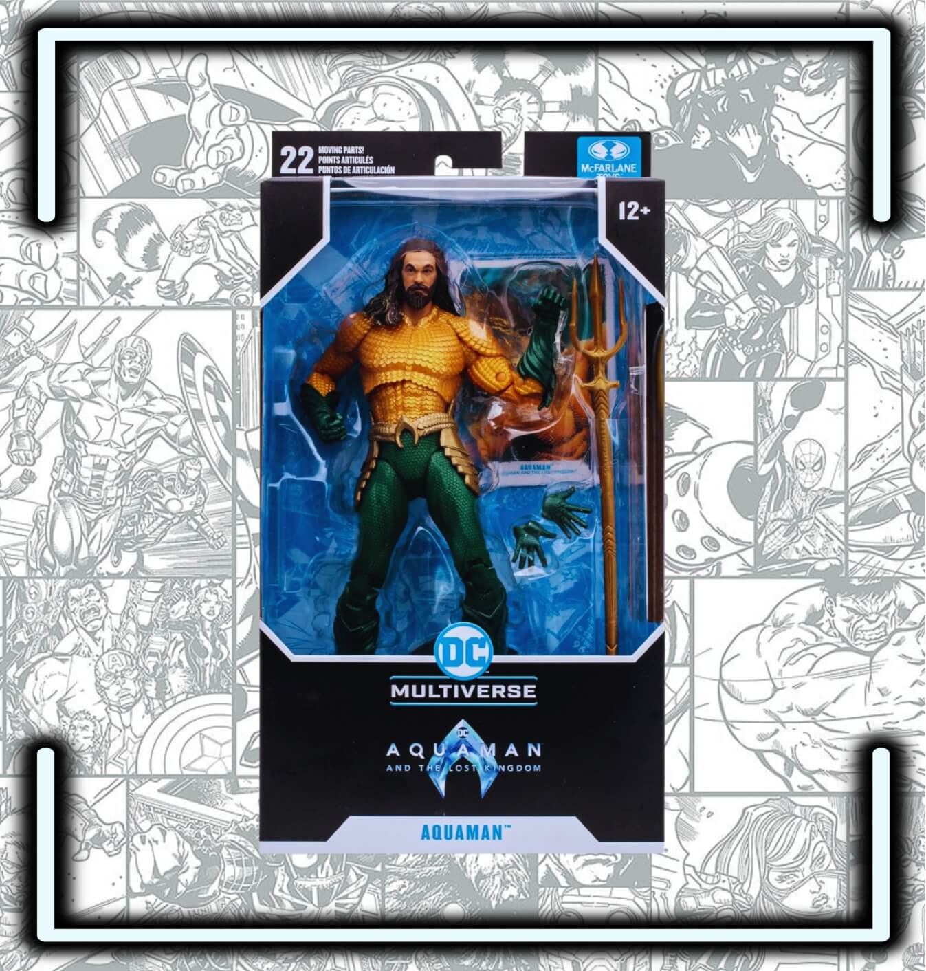Figura McFarlane Toys - DC Multiverse Aquaman (Aquaman y El Reino Perdido - Comics Store Colombia