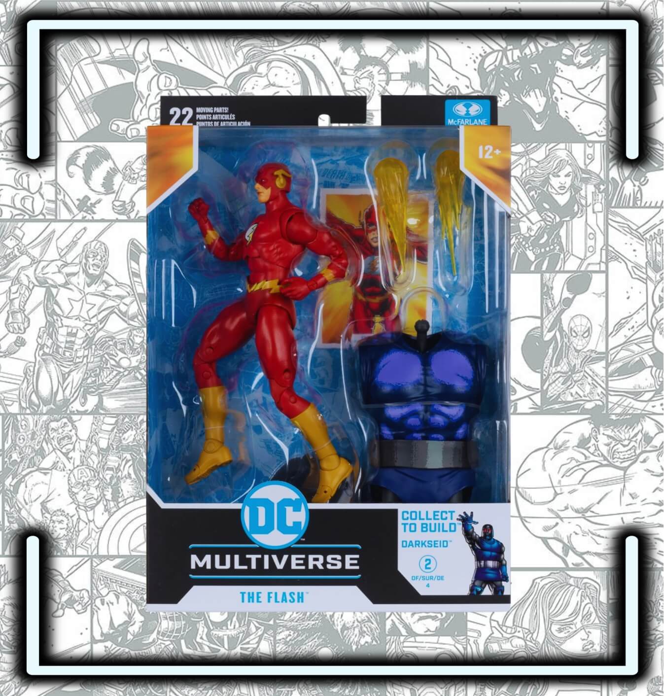 Figura McFarlane Toys - DC Multiverse The Flash (Justice League Task Force) - Comics Store Colombia