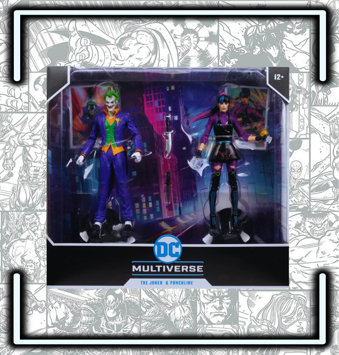 Figura McFarlane Toys - DC Multiverse The Joker & Punchline - Comics Store Colombia