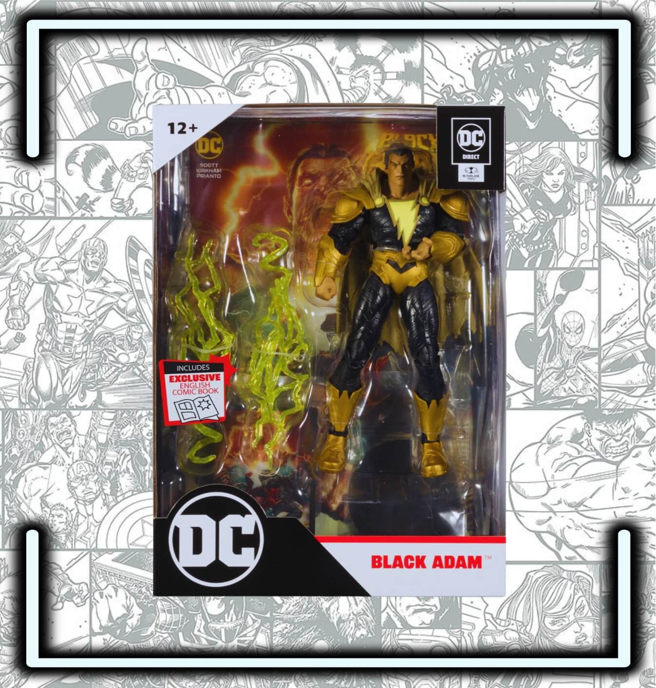 Figura McFarlane Toys - Figura DC Direct Negro ADAM WV1 - ADAM - Comics Store Colombia
