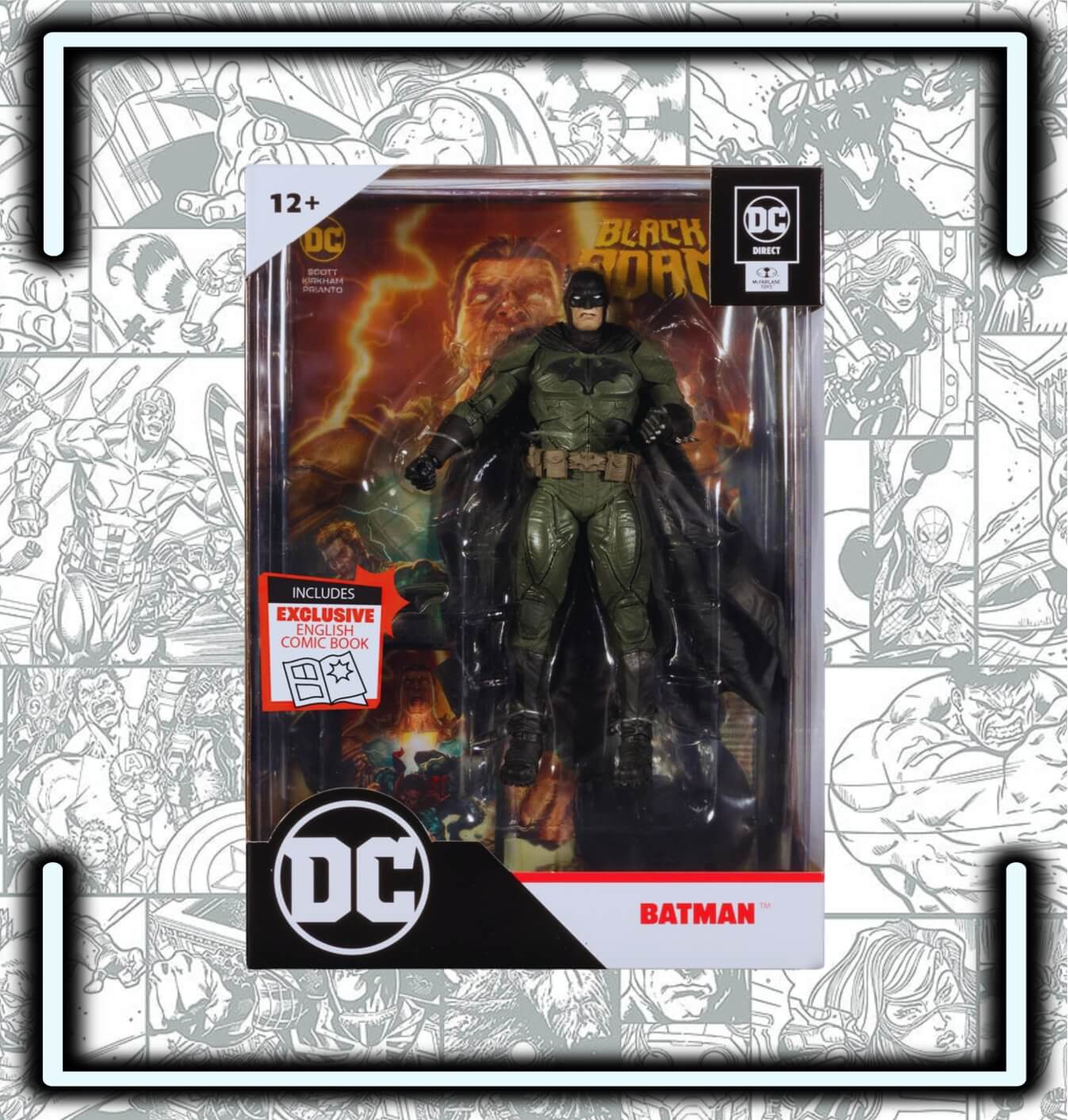 Figura McFarlane Toys - Negro ADAM WV1 - Batman - Comics Store Colombia