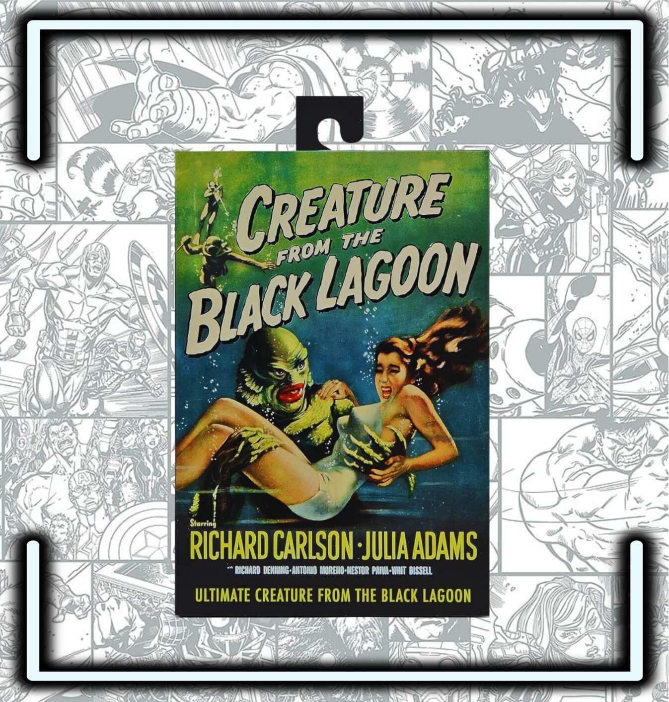 Figura NECA - Monstruos universales Criatura definitiva de la laguna negra - Comics Store Colombia