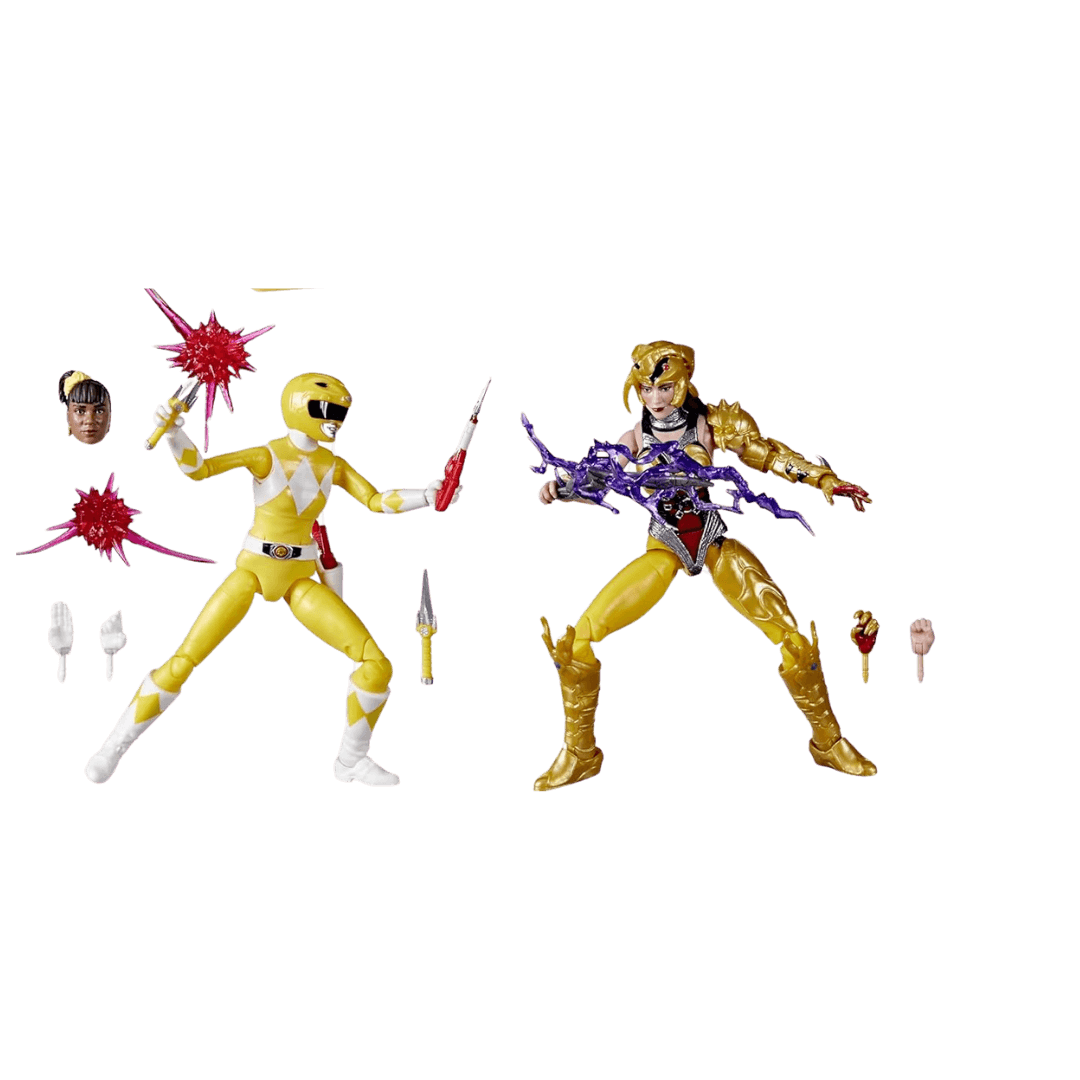 Figura Power Rangers Mighty Morphin Yellow Ranger Aisha Vs. Scorpina - Comics Store Colombia