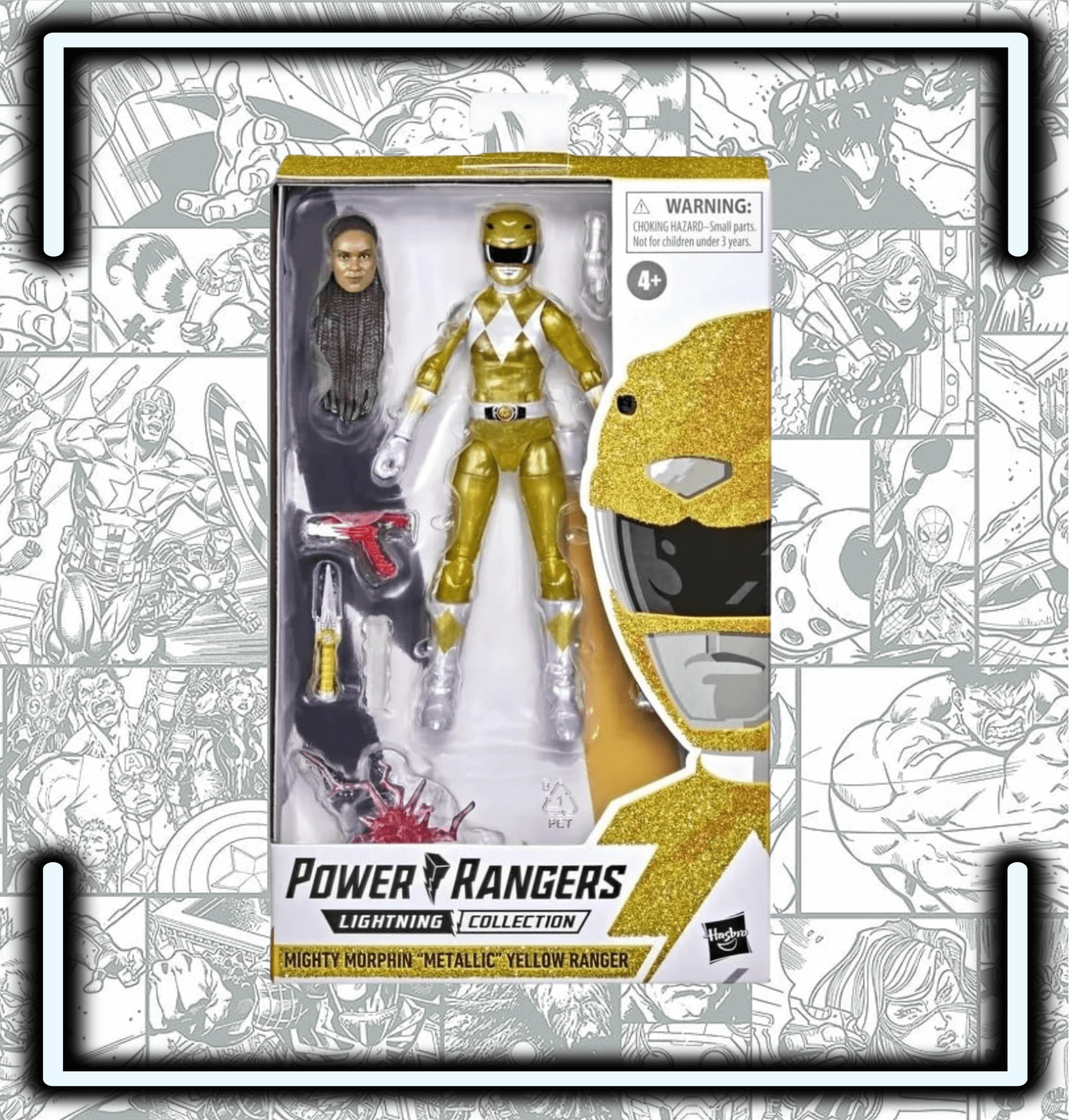 Figura Power Rangers Yellow - Comics Store Colombia
