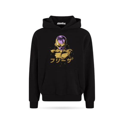 Hoodie Capota Negro Golden Freezer Dragon Ball