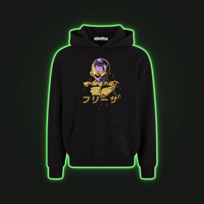 Hoodie Capota Negro Golden Freezer Dragon Ball