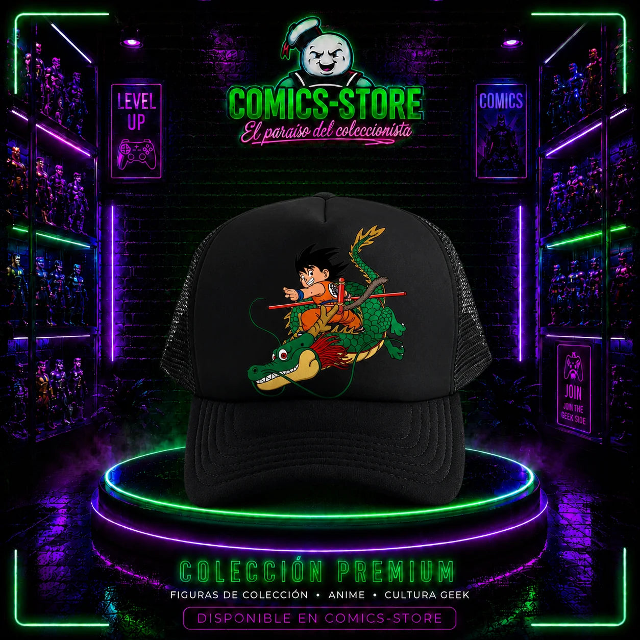 Gorra Trucker Dragon Ball Goku