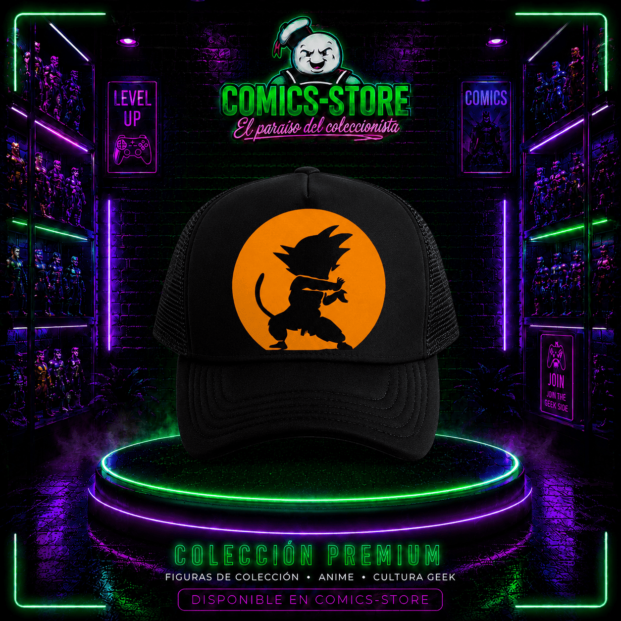 Gorra Trucker Goku Dragon Ball - Comics Store Colombia