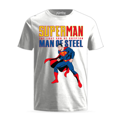 Camiseta Superman Man Of Steel Dc