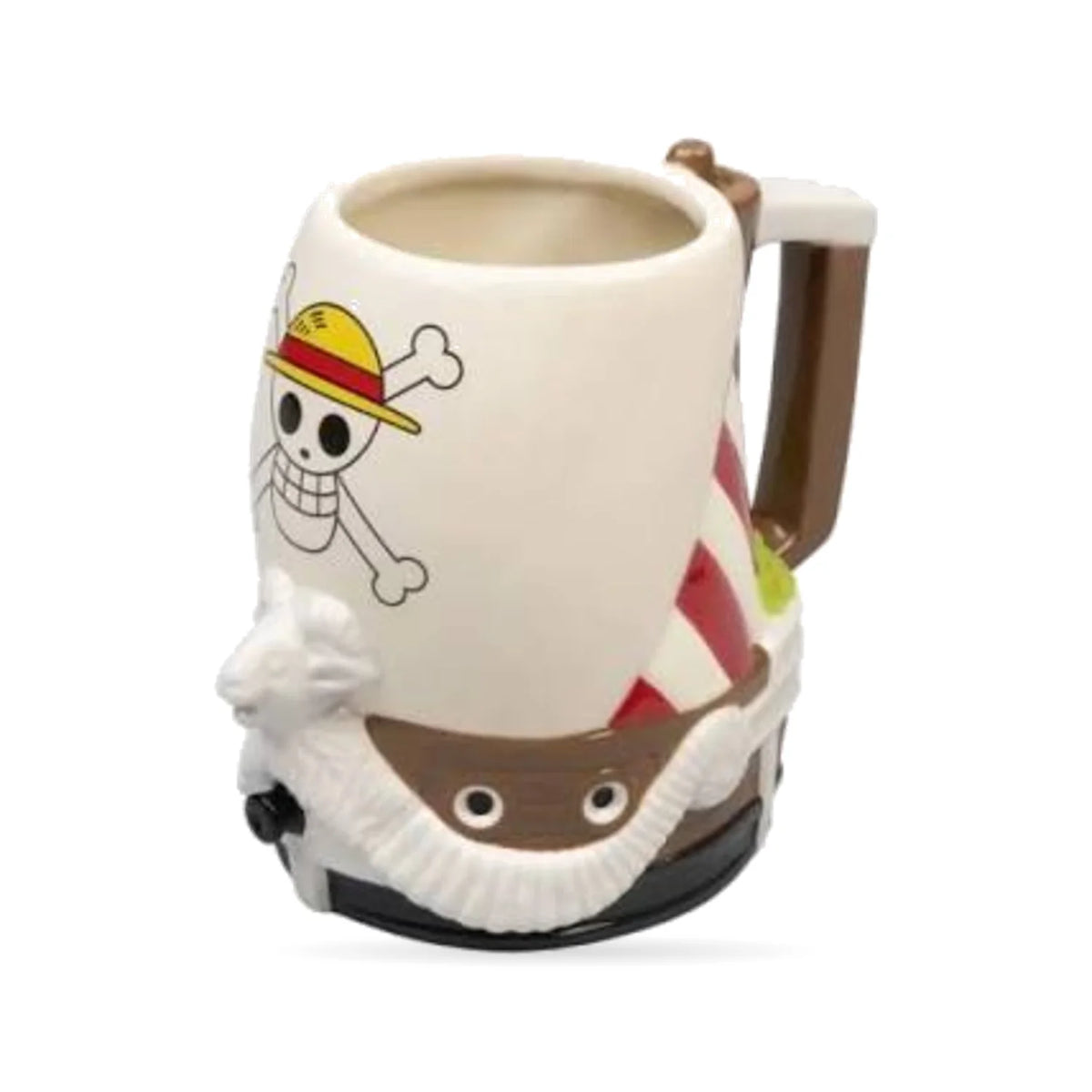 Taza 3D One Piece – Diseño Barco Pirata con Emblema