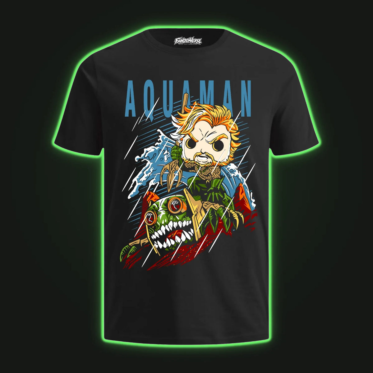 Camiseta Aquaman Dc Pop