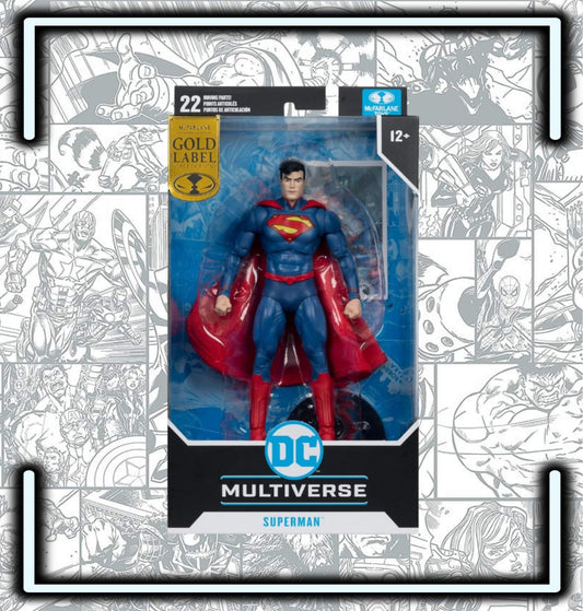 McFarlane The New 52 DC Multiverse Action Figure Superman (Gold Label) 18 cm - Comics Store Colombia