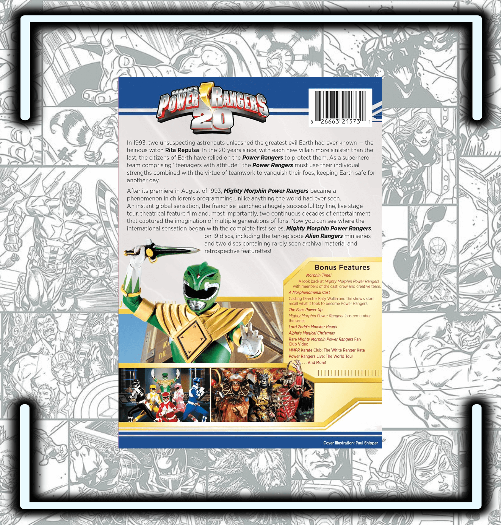 Mighty Morphin Power Rangers: The Complete Series - DVD - Comics Store Colombia