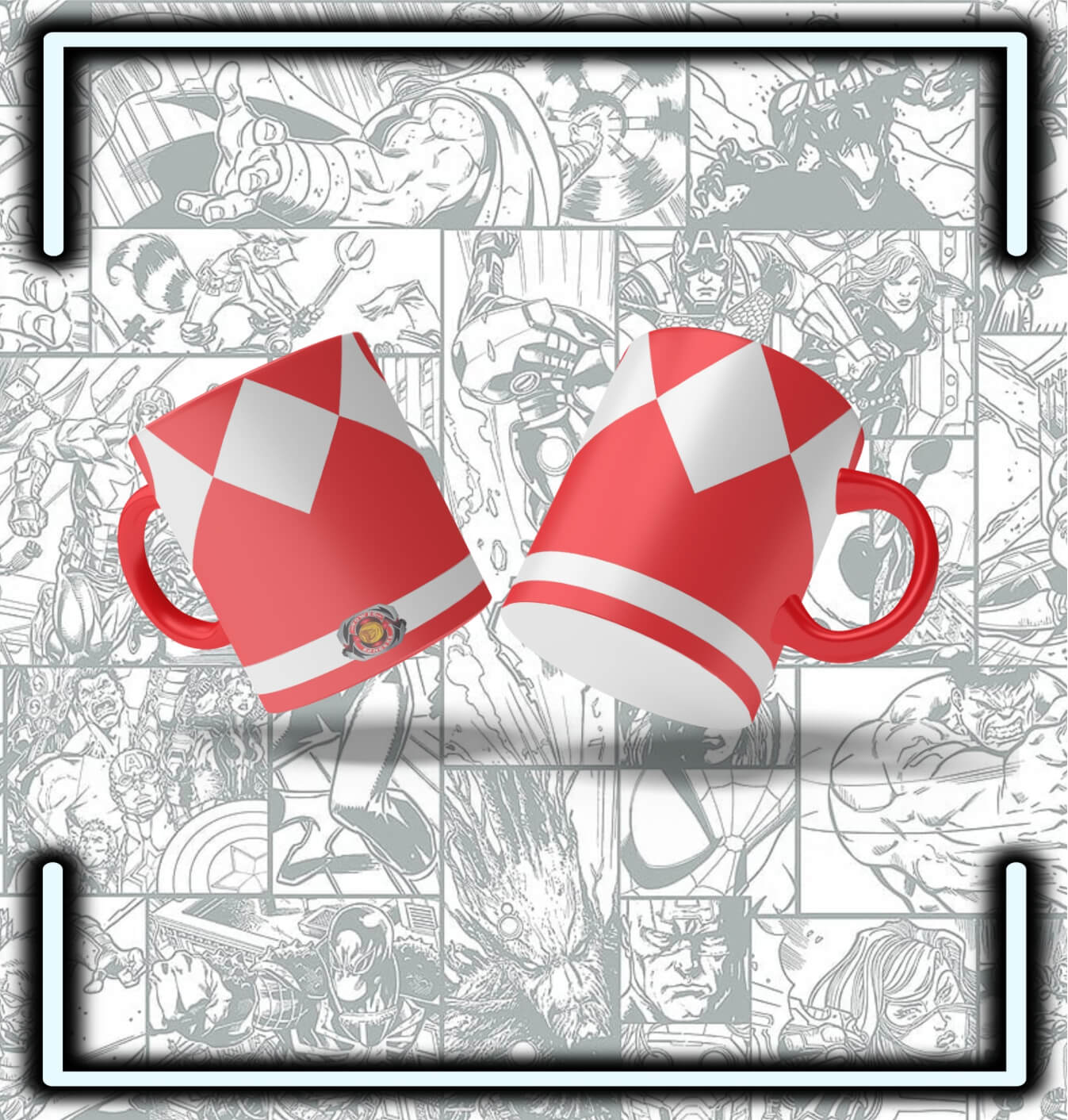 Mug Ceramica Power Rangers Red - Comics Store Colombia