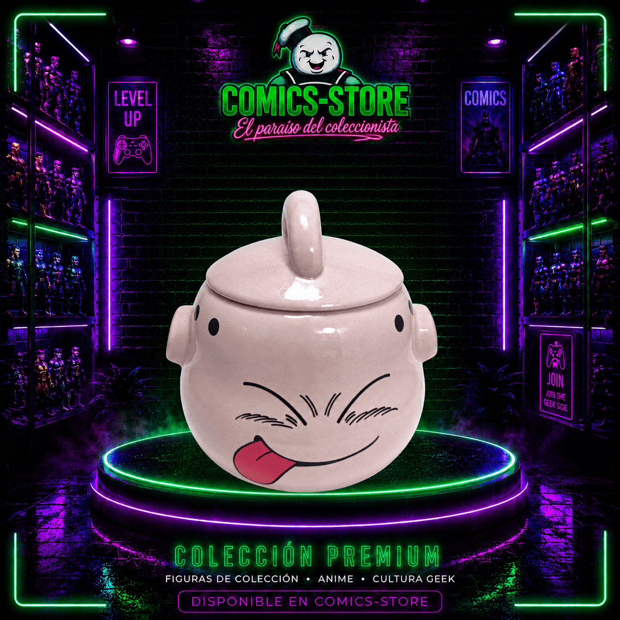 Mugs 3d Majin Buu Dragon Ball - Comics Store Colombia