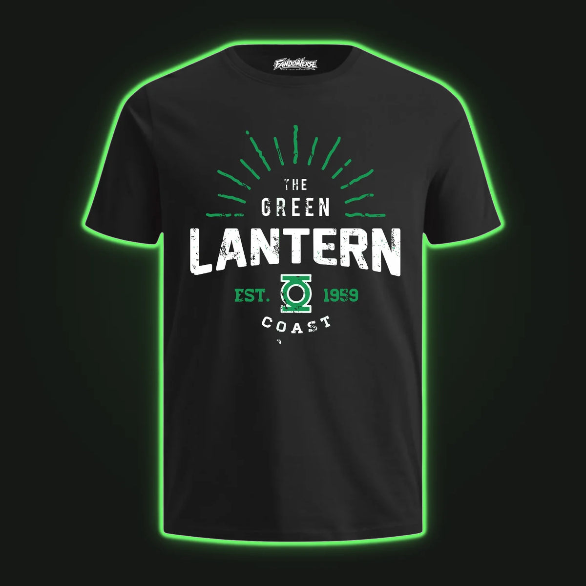 Camiseta Green Lantern Dc Black