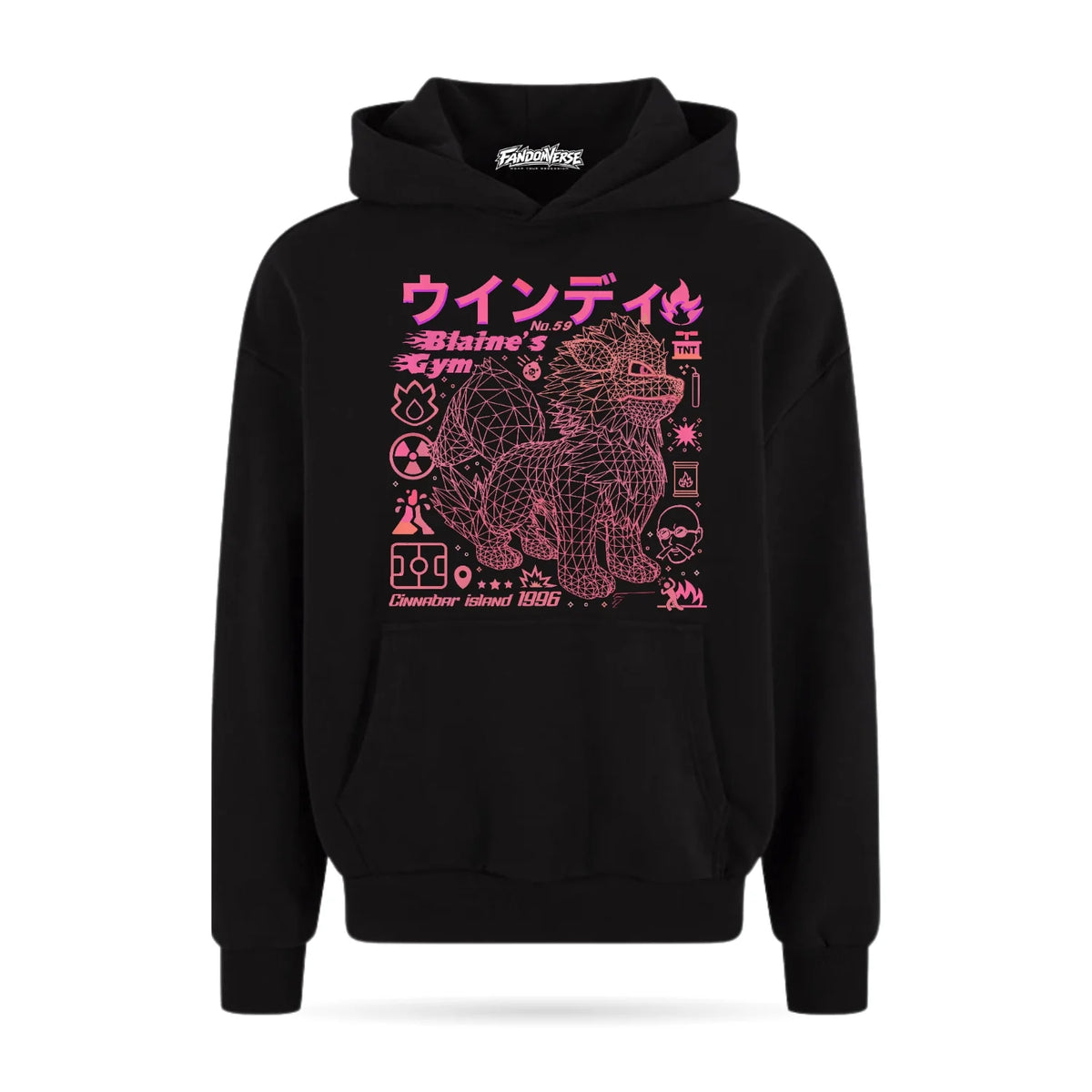 Hoodie Capota Arcanine Pokemón