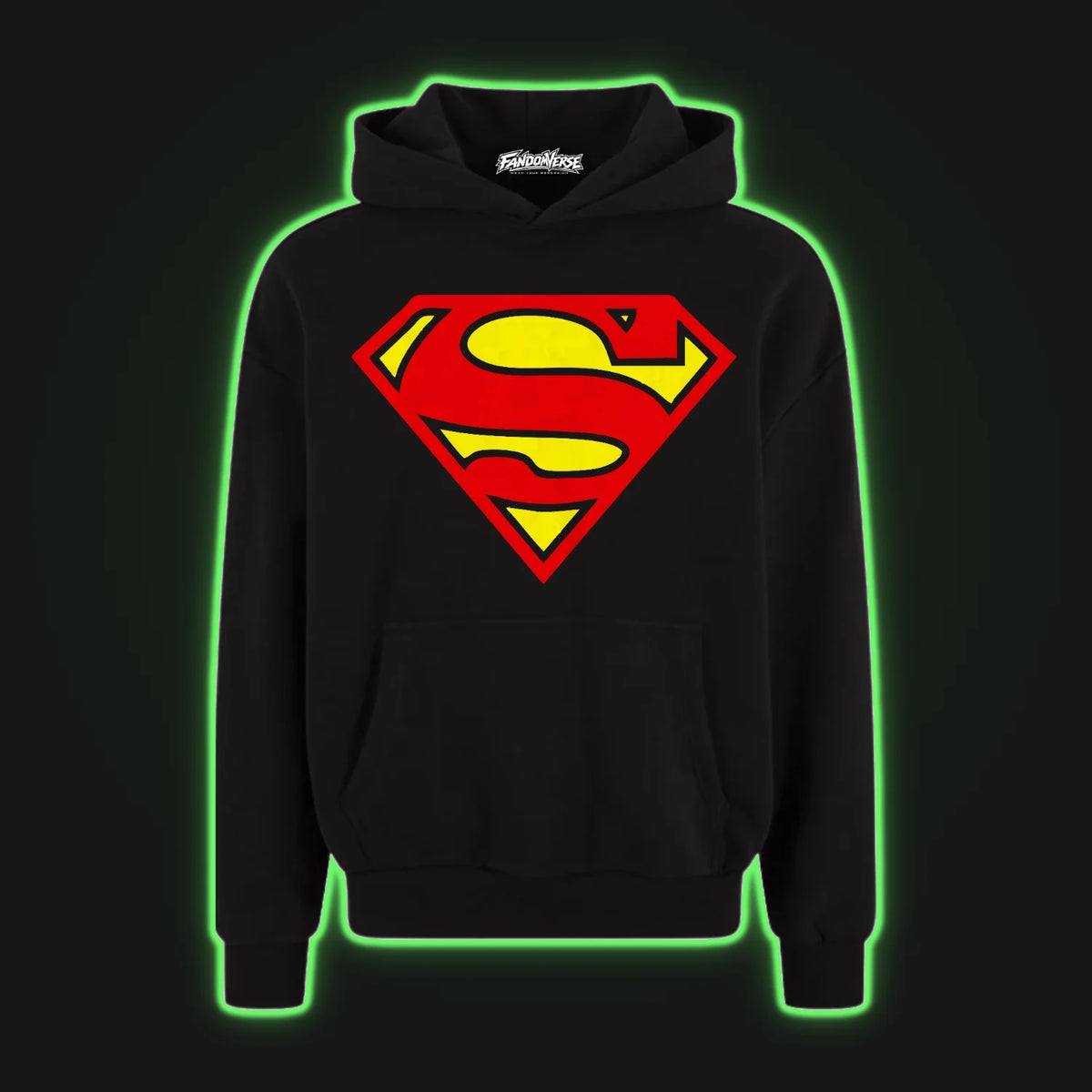 Hoodie Capota Superman Series Black