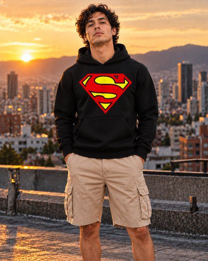 Hoodie Capota Superman Series Black