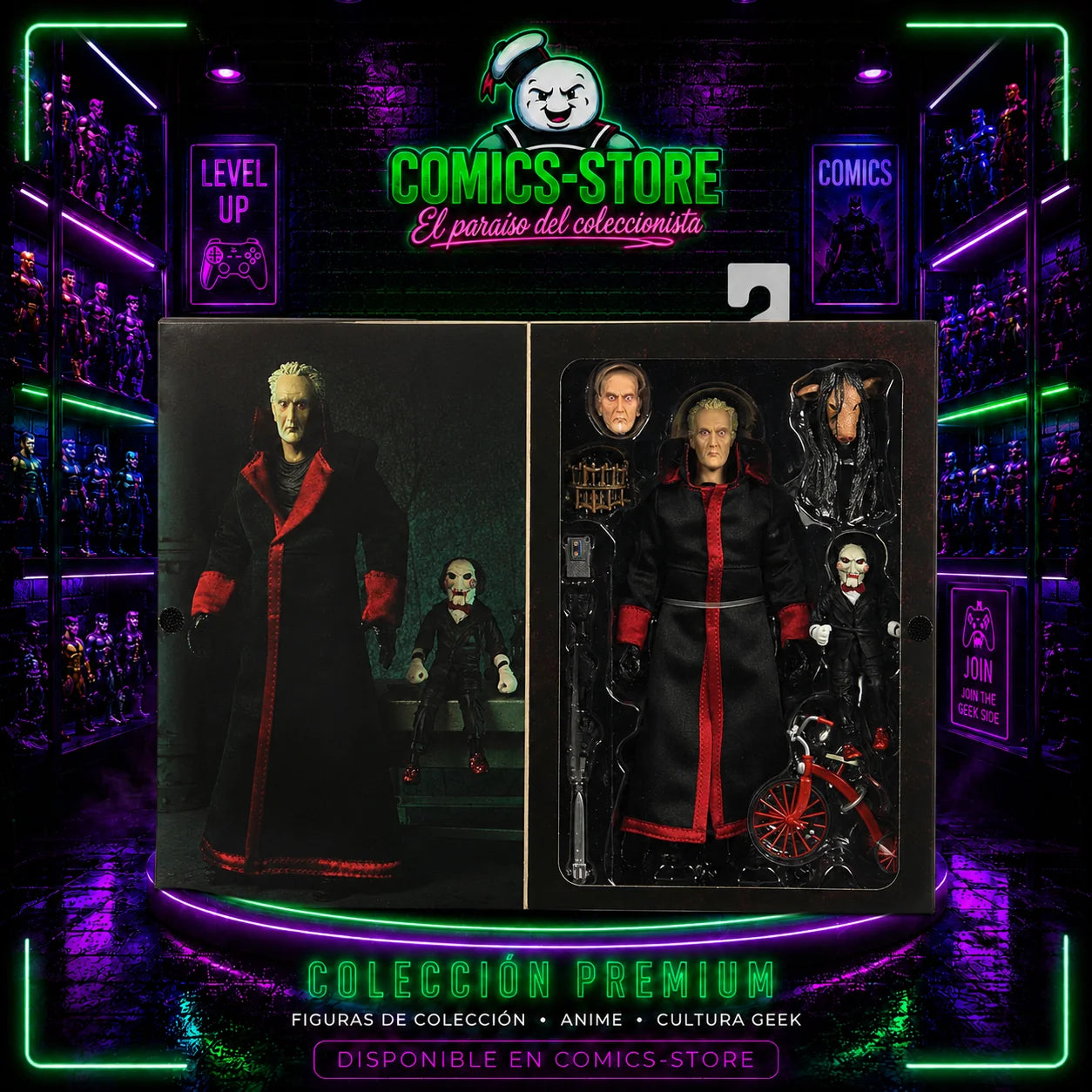 Figura de acción del asesino Jigsaw Ultimate de Saw