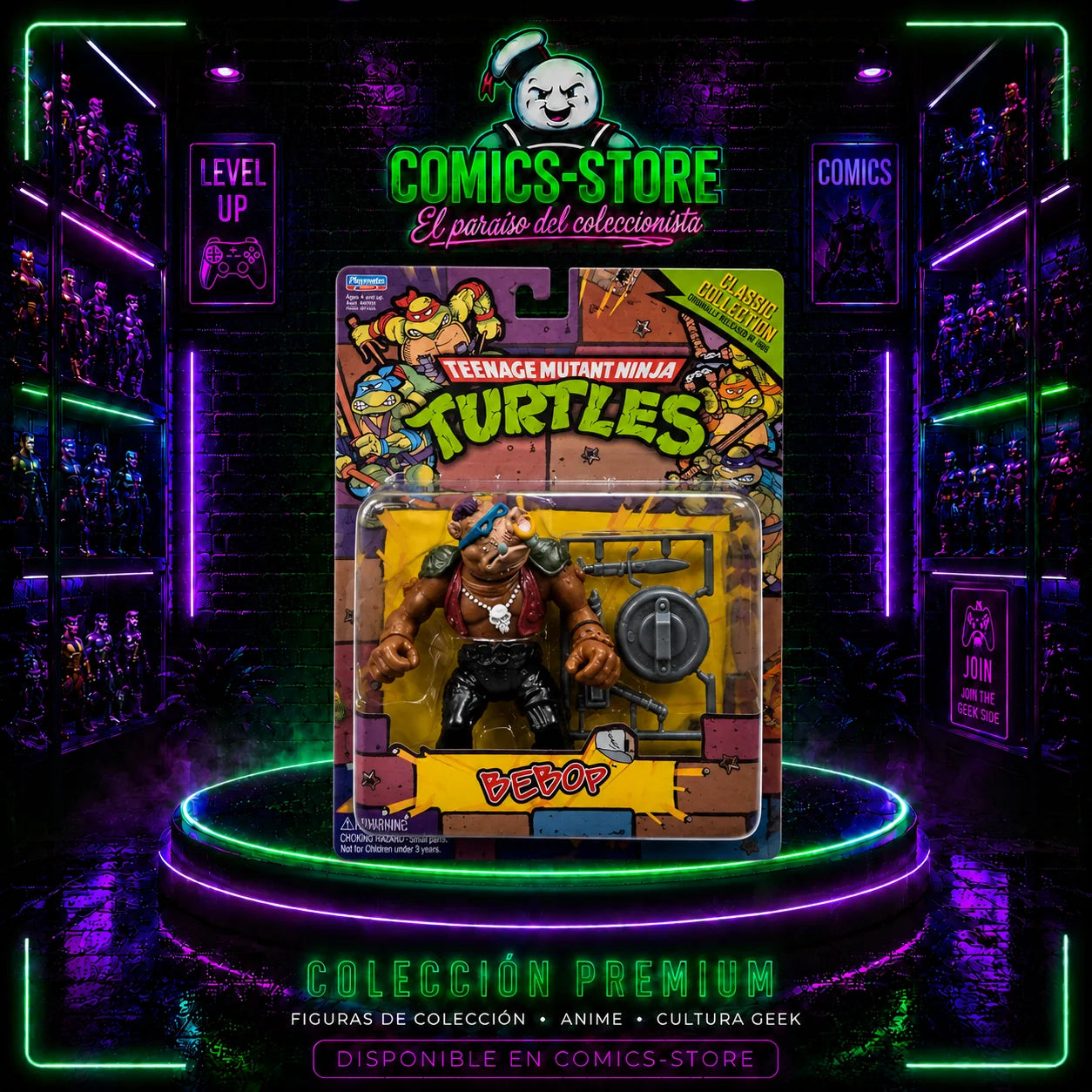 Figura Bebop  Tortugas Ninja