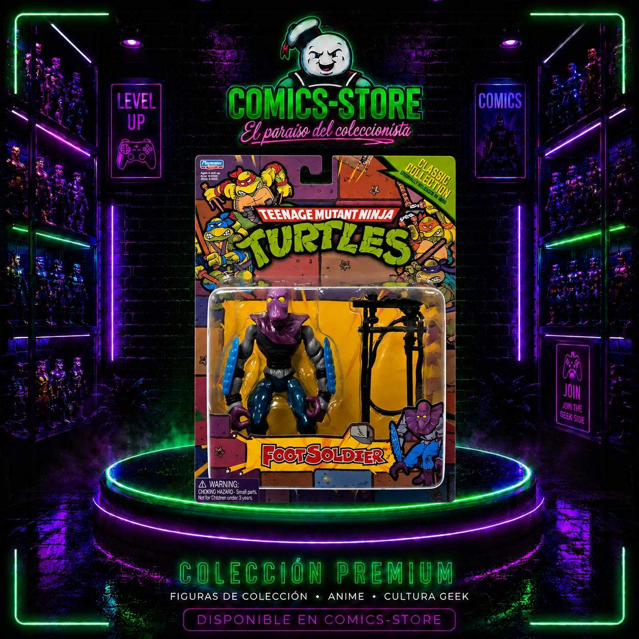 Figura FootSoldier Tortugas Ninja