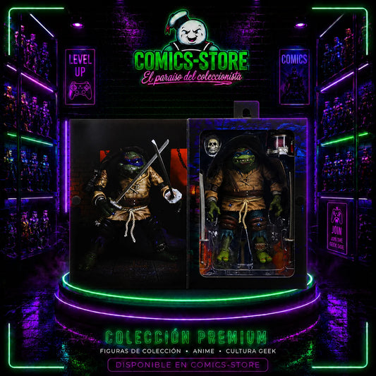 Figura NECA Universal Monsters TMNT Ultimate Leonardo Jorobado