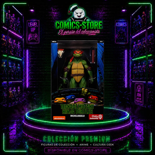 Figura Neca Michelangelo las Tortugas Ninja 1990