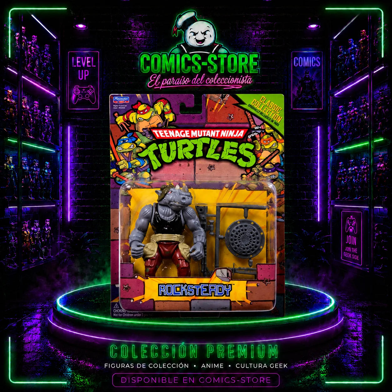 Figura Rocksterdy Tortugas Ninja