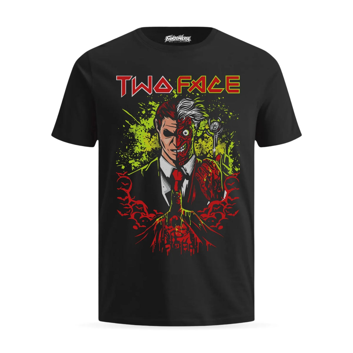 Camiseta Batman Two Face Black Series