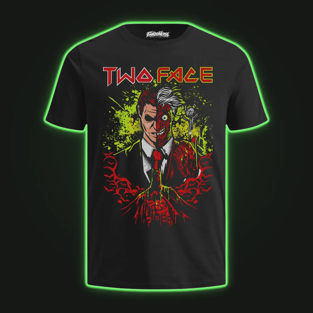 Camiseta Batman Two Face Black Series