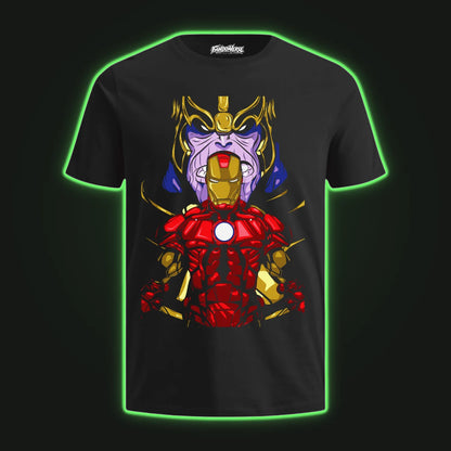 Camiseta Iron Man Vs Thanos