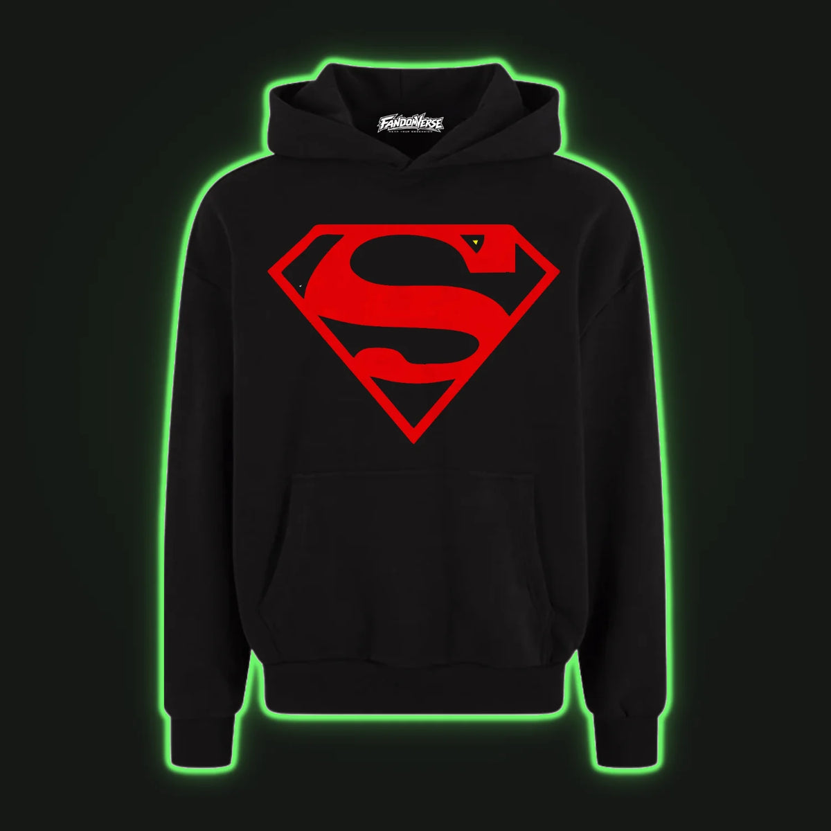Hoodie Capota Superman Black