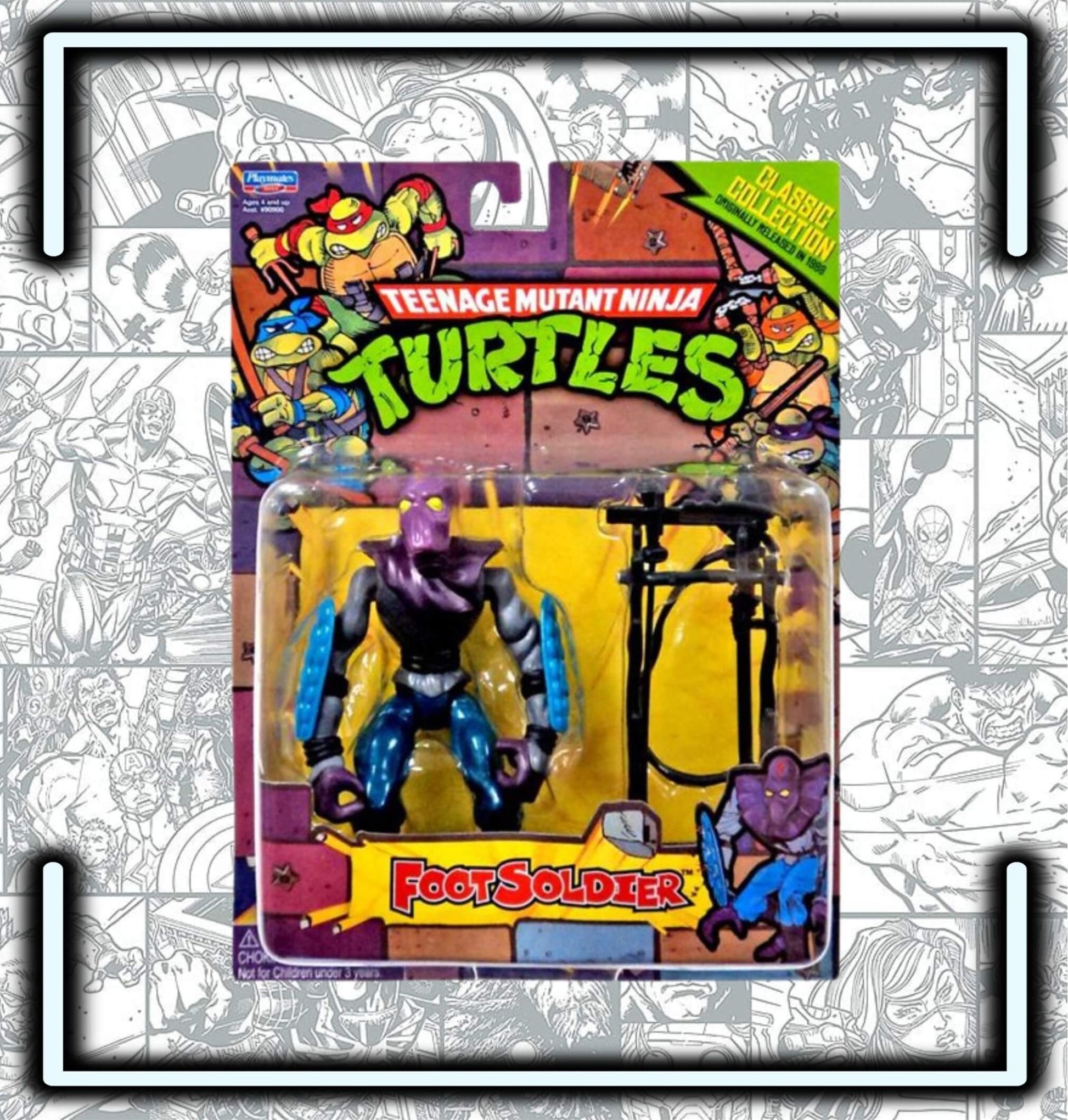 Figura FootSoldier Tortugas Ninja - Comics Store Colombia