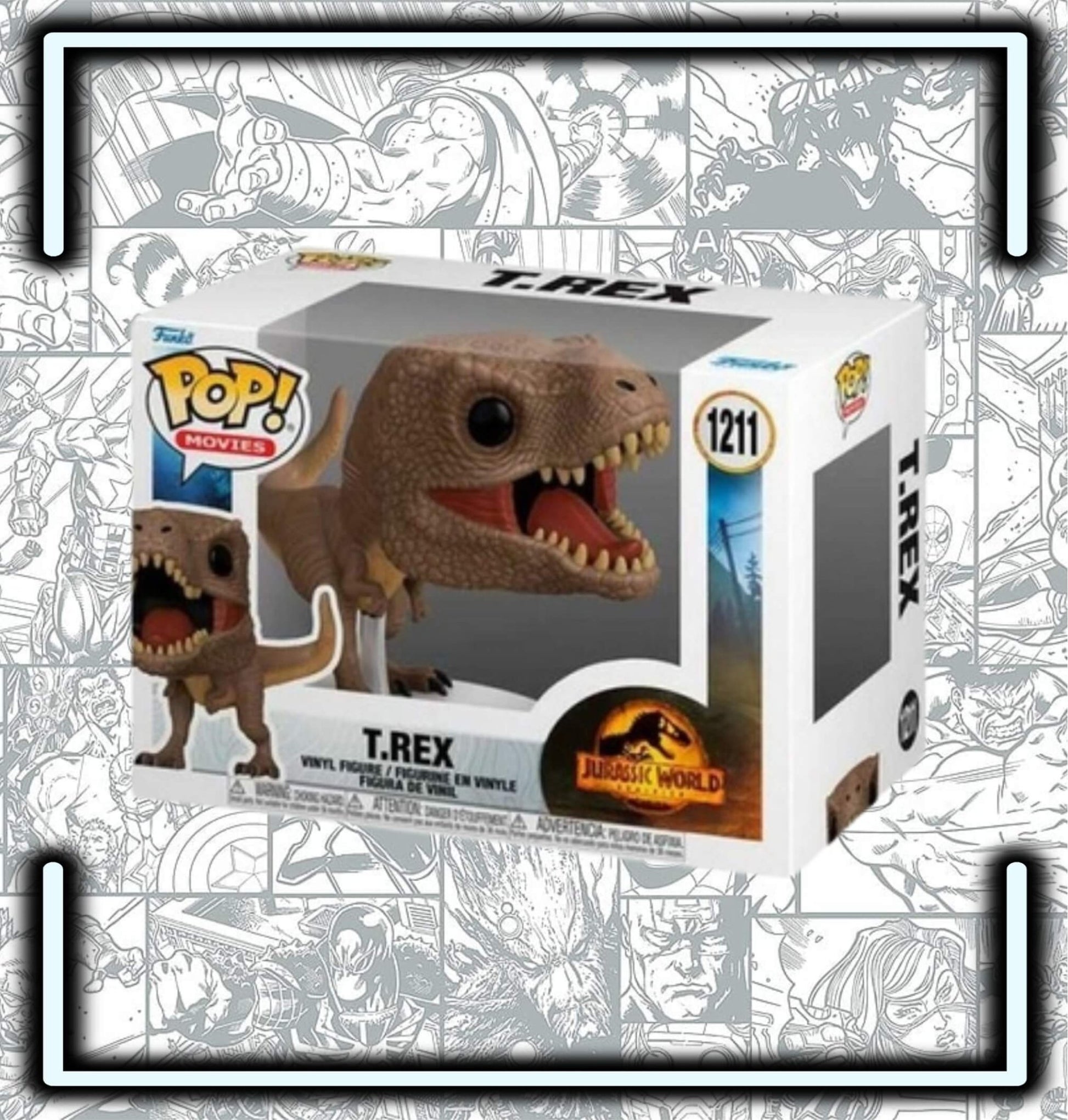 Figura Funko T-Rex Jurassic Park #1211 - Comics Store Colombia