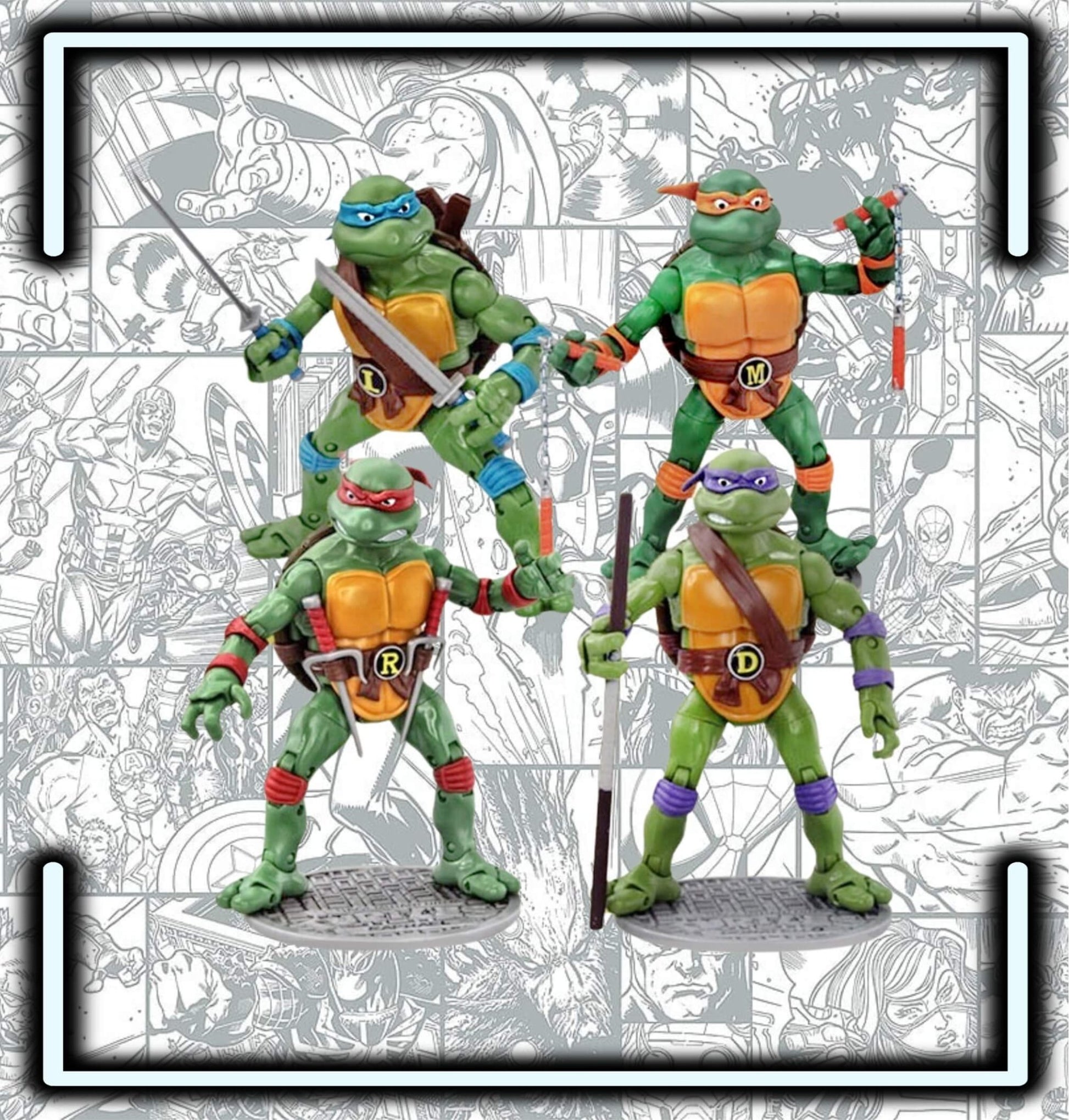 Figuras Tortugas Ninja 1984 - Comics Store Colombia