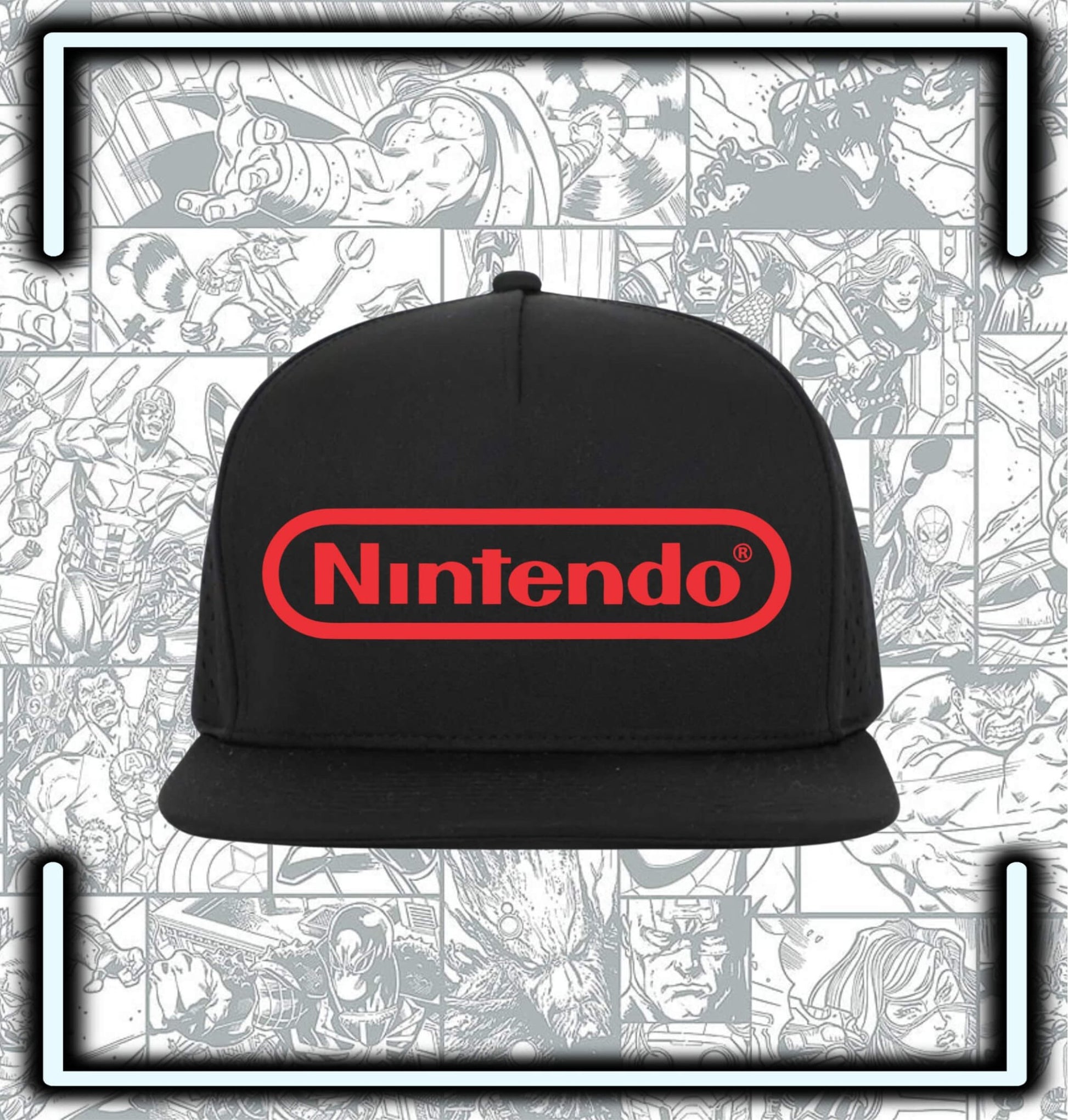 Gorra Plana Snapback Trucker Nintendo - Comics Store Colombia