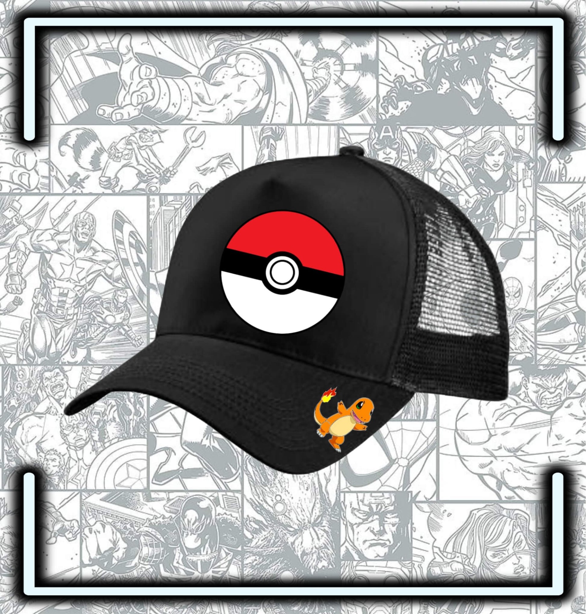 Gorra Trucker Charmander Pokemon - Comics Store Colombia