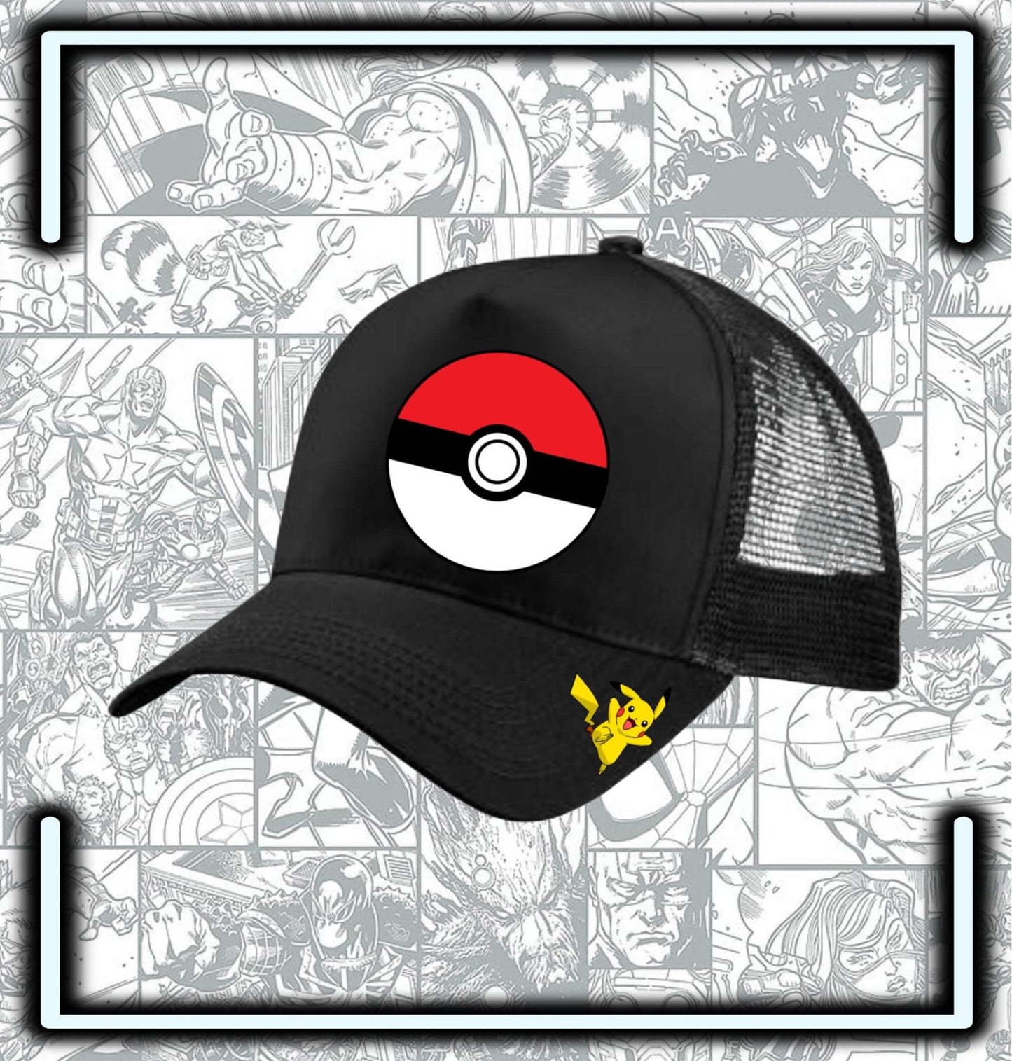 Gorra Trucker Pikachu Pokemon - Comics Store Colombia