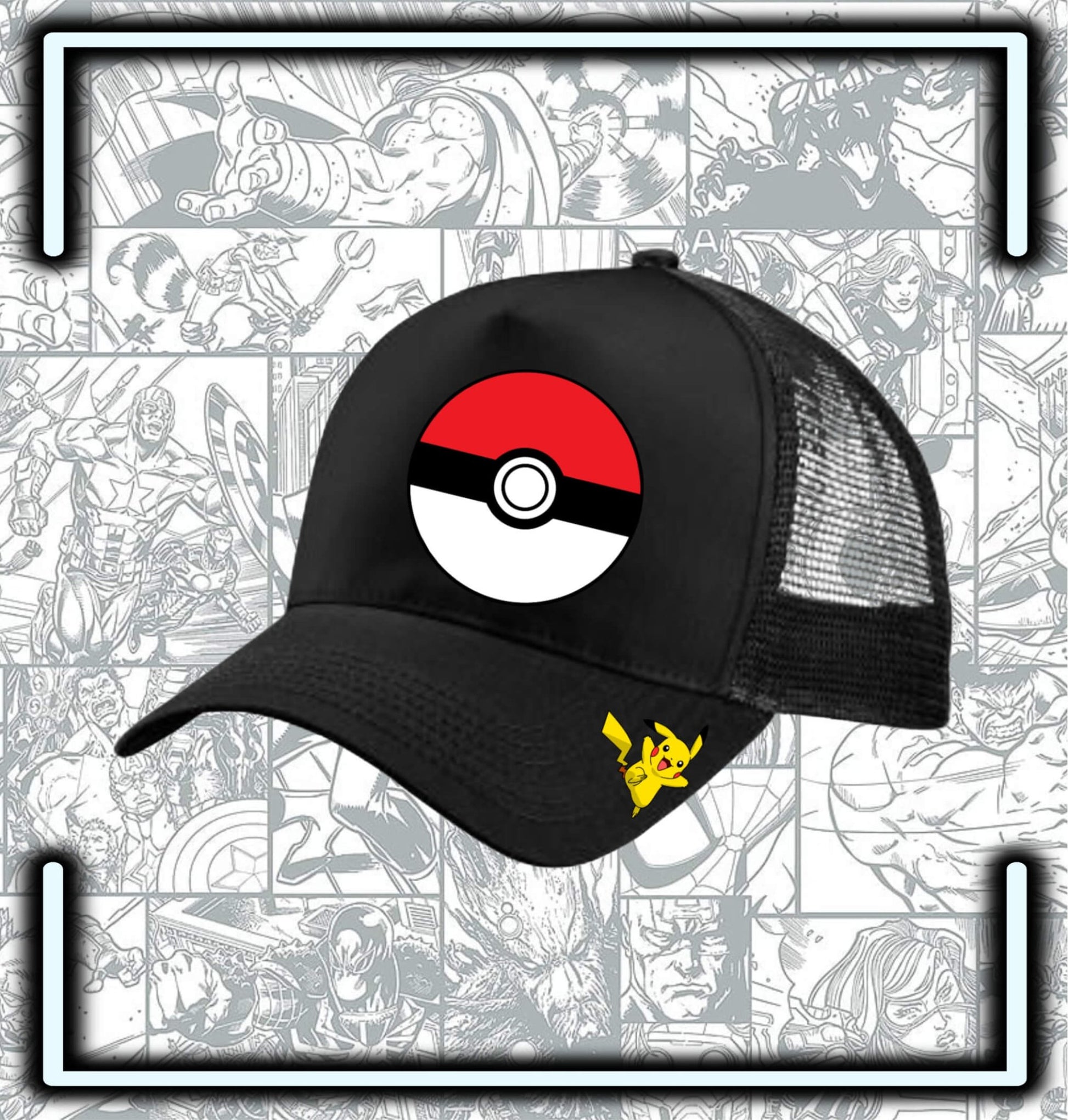 Gorra Trucker Pikachu Pokemon - Comics Store Colombia