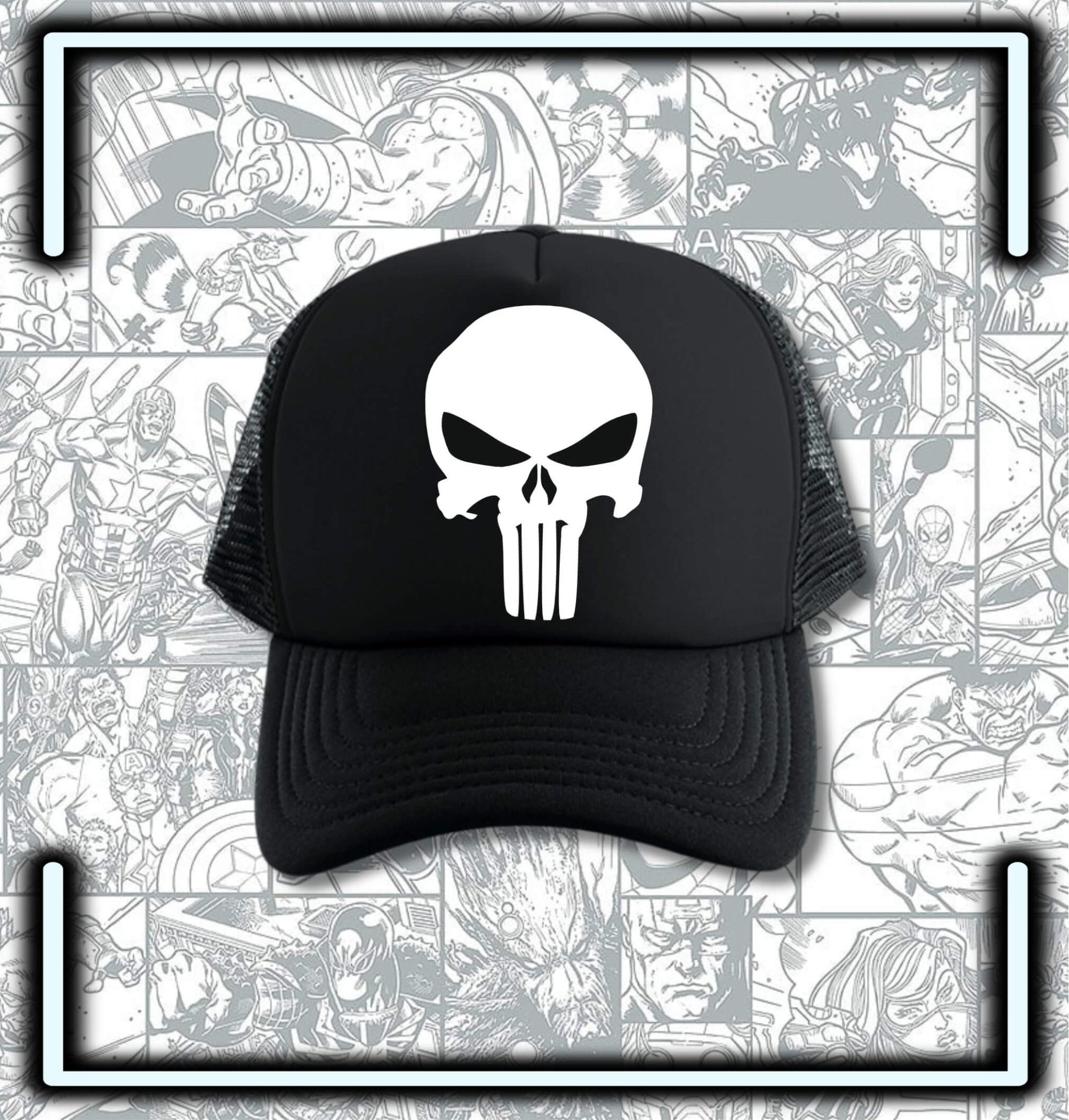Gorra Trucker Punisher - Comics Store Colombia