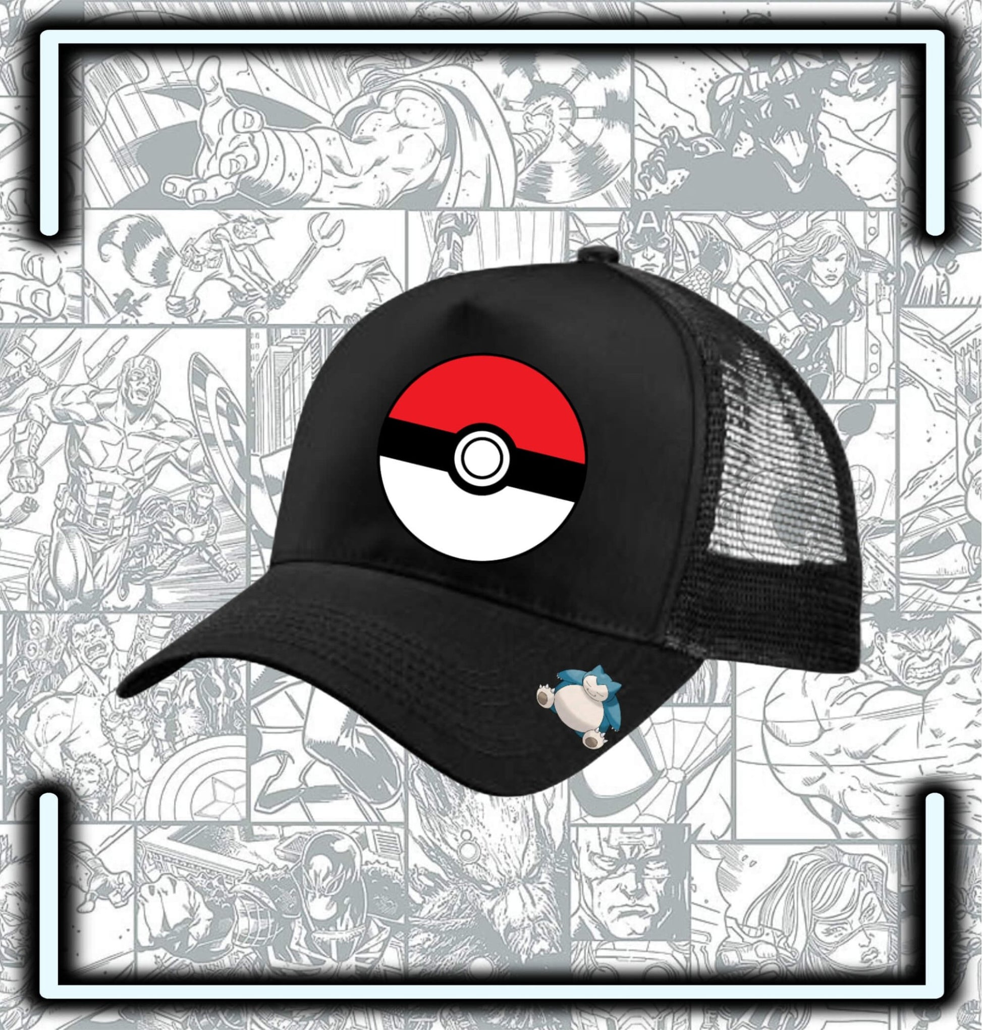 Gorra Trucker Snorlax Pokemon - Comics Store Colombia