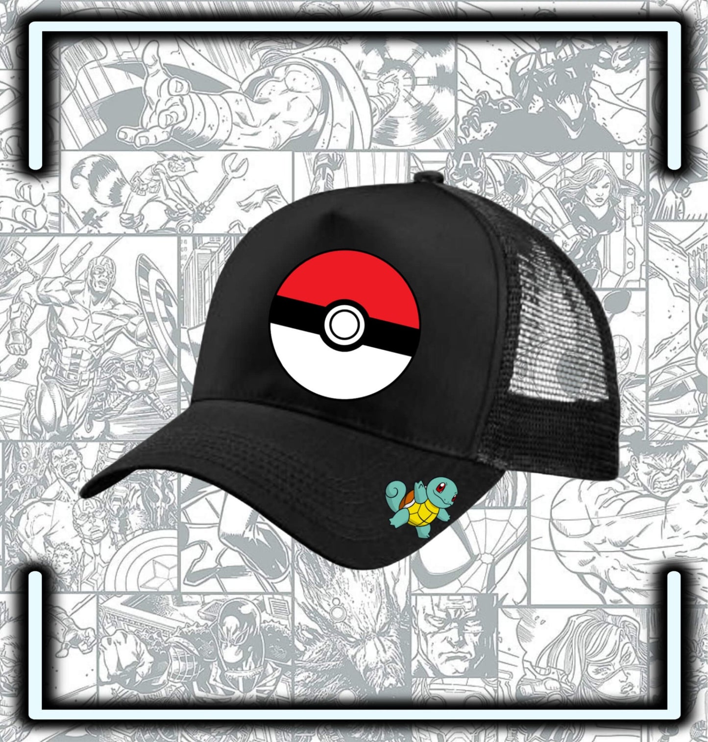 Gorra Trucker Squirtle Pokemon - Comics Store Colombia