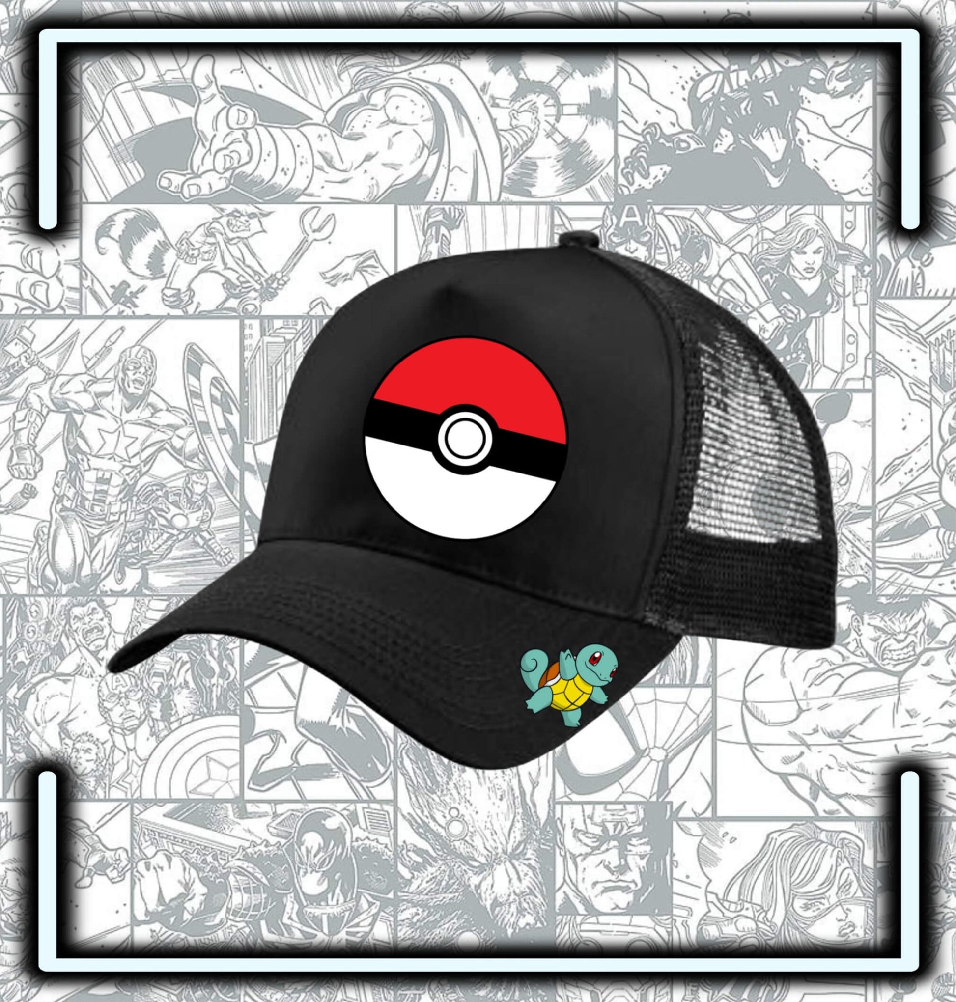 Gorra Trucker Squirtle Pokemon - Comics Store Colombia