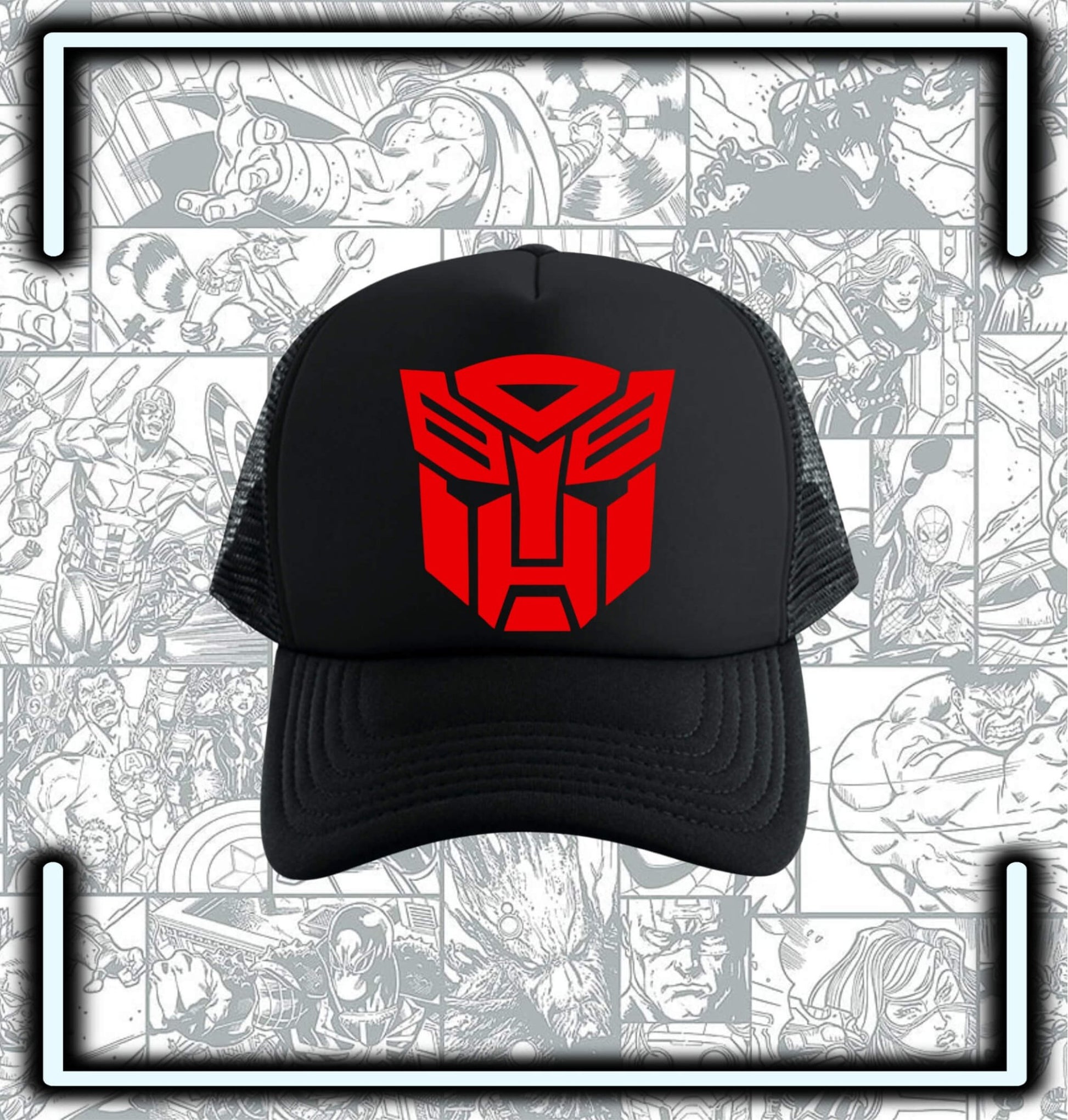 Gorra Trucker Transformers Black - Comics Store Colombia