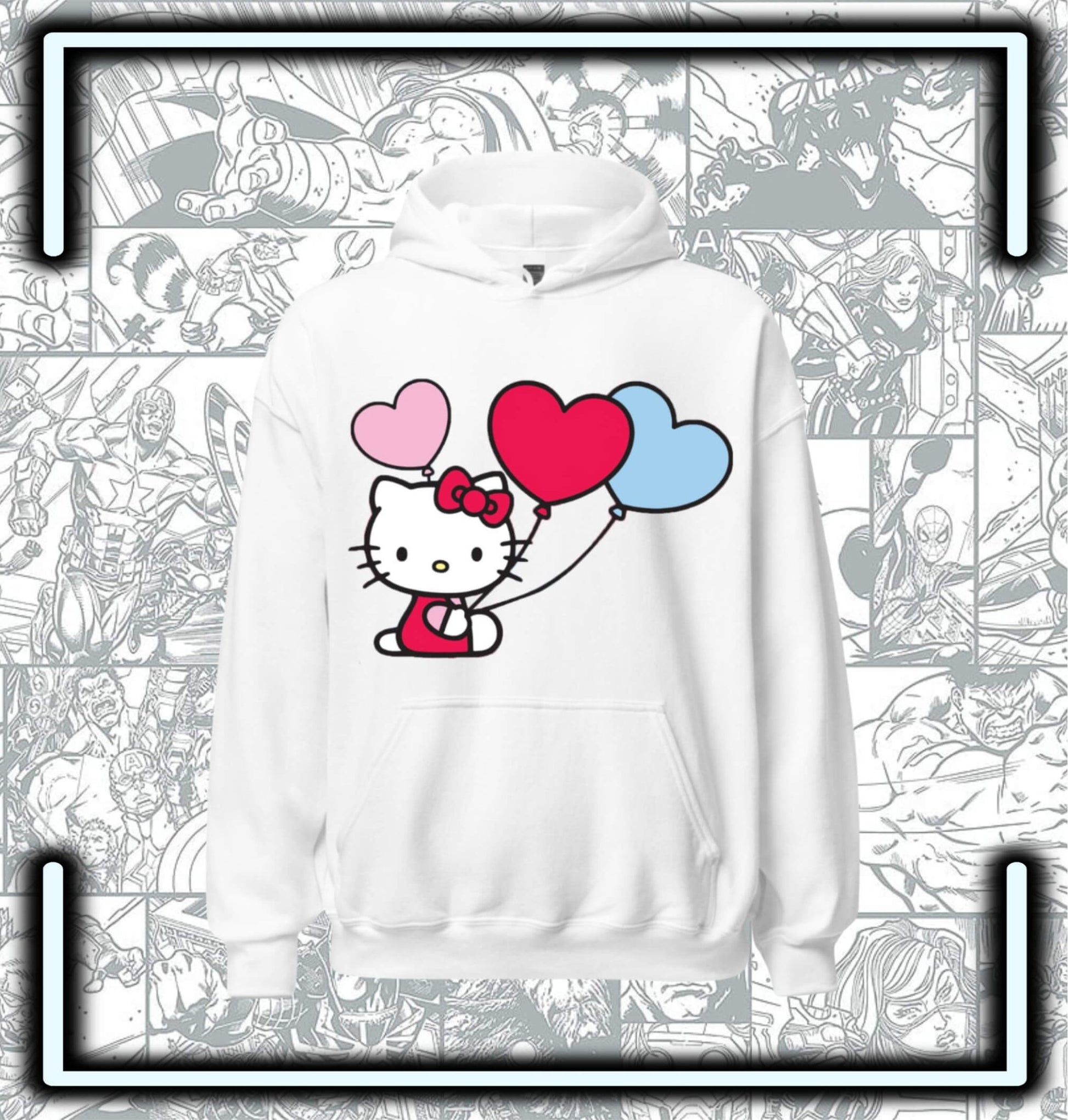 Hoodie Capota Blanco Hello Kitty I - Comics Store Colombia