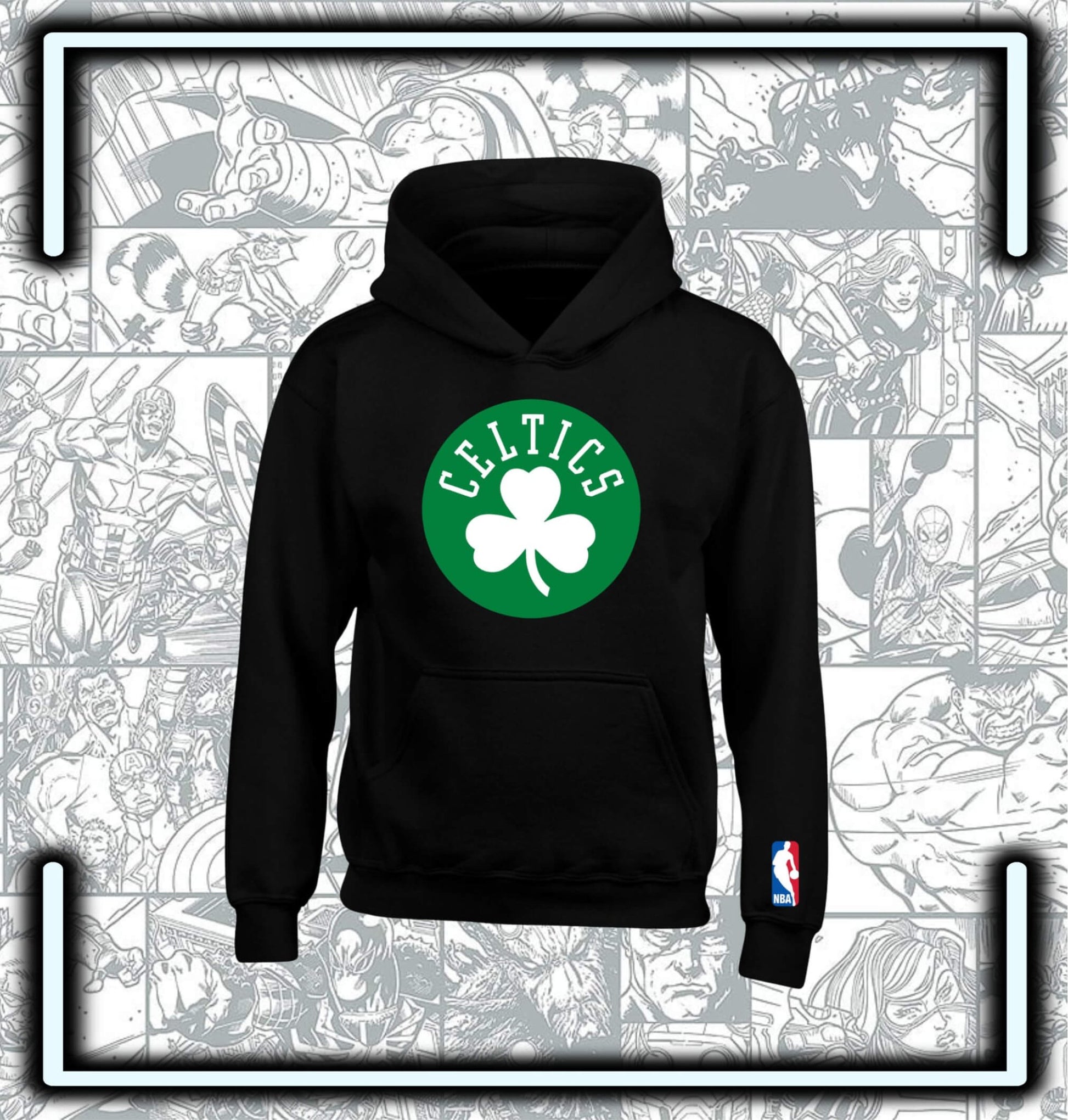 Hoodie Capota Boston Celtics - Comics Store Colombia